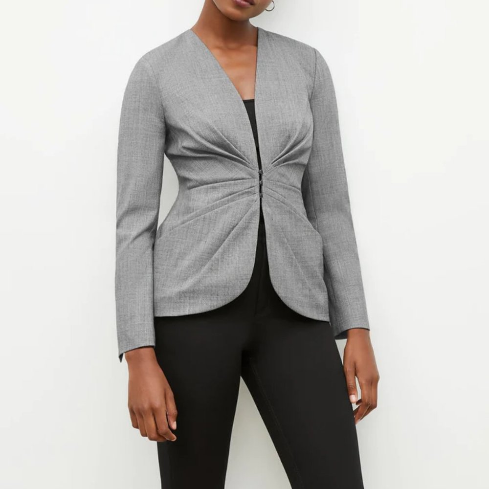MM LaFleur The Carmen Jacket - Sharkskin